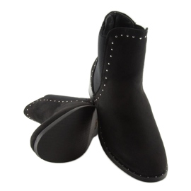 Bottines Chelsea noires pour femmes 1002-1 Noir 2