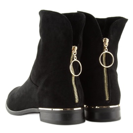 Bottines femme noires J905 Noir le noir 2