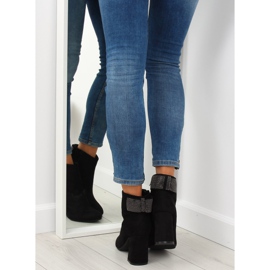 Bottines noires à talons Z199 Noir le noir 5