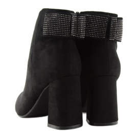 Bottines noires à talons Z199 Noir le noir 3