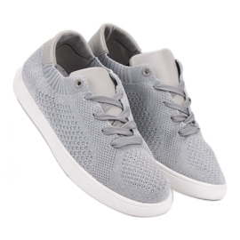 Chaussures de sport confortables gris 1