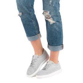 Chaussures de sport confortables gris 2