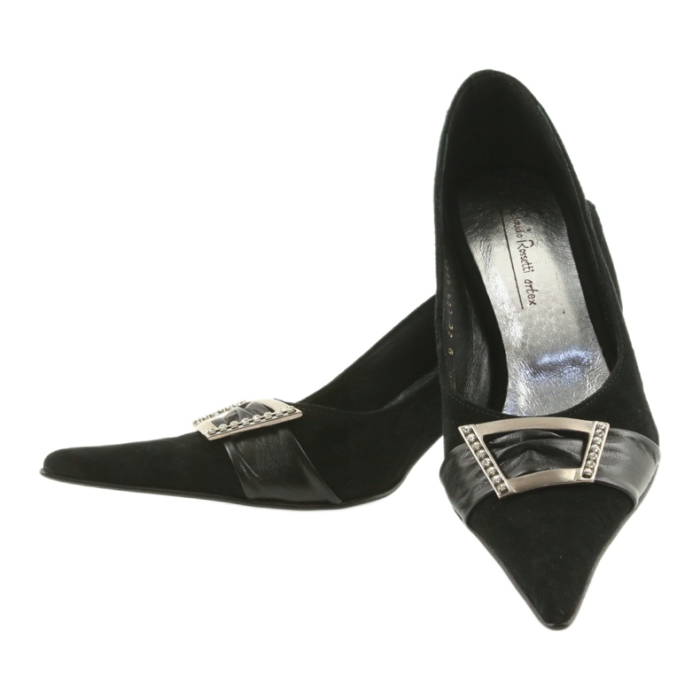 BM Escarpins en cuir le noir 4