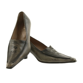 Escarpins en cuir Eksbut 559 gris 2 Escarpins en cuir Eksbut 559 gris 2