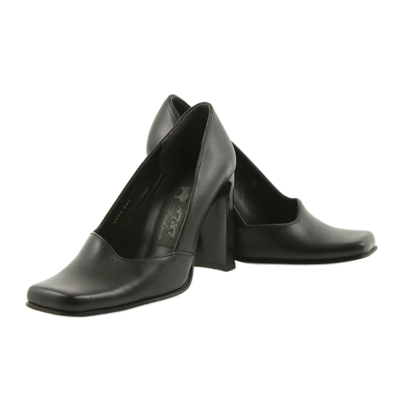 Escarpins en cuir Atut 988 le noir 2