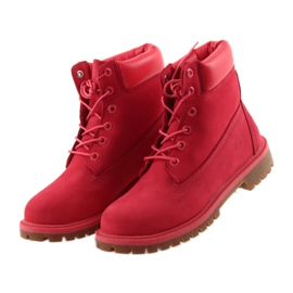 Timberland 6 POUCES PREMIUM IMPERMÉABLE rouge 3