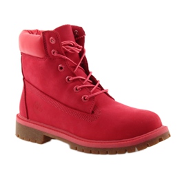 Timberland 6 POUCES PREMIUM IMPERMÉABLE rouge 1
