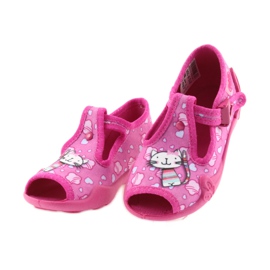 Befado pantoufles chaussures pour enfants 213P108 bleu rose 4 Befado pantoufles chaussures pour enfants 213P108 bleu rose 4