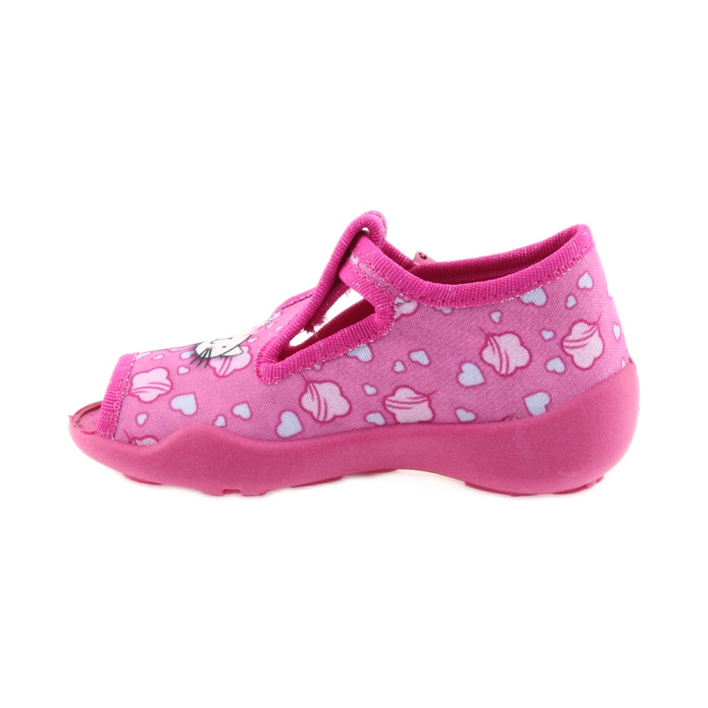 Befado pantoufles chaussures pour enfants 213P108 bleu rose 2