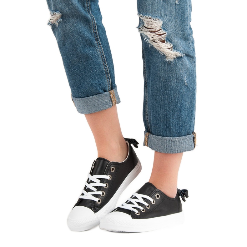 Baskets basses noires le noir 2