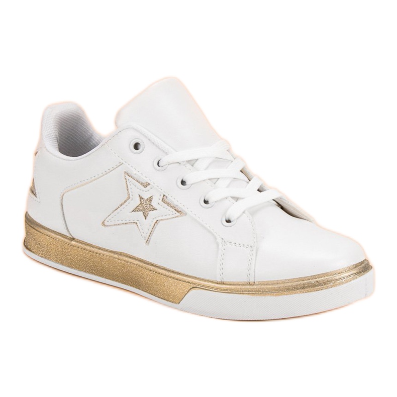 Chaussures de sport pour femmes blanc jaune 1