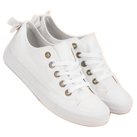 Baskets basses blanches 3