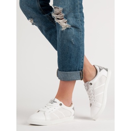 Chaussures de sport basses blanc gris 2