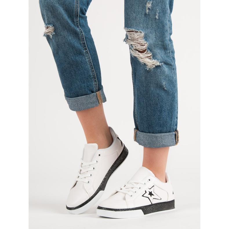 Chaussures de sport pour femmes blanche le noir 1 Chaussures de sport pour femmes blanche le noir 1