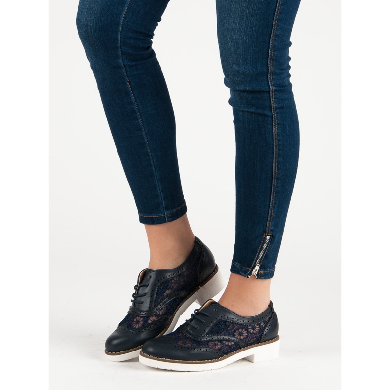 Fama Chaussures à lacets bleu 1 Fama Chaussures à lacets bleu 1