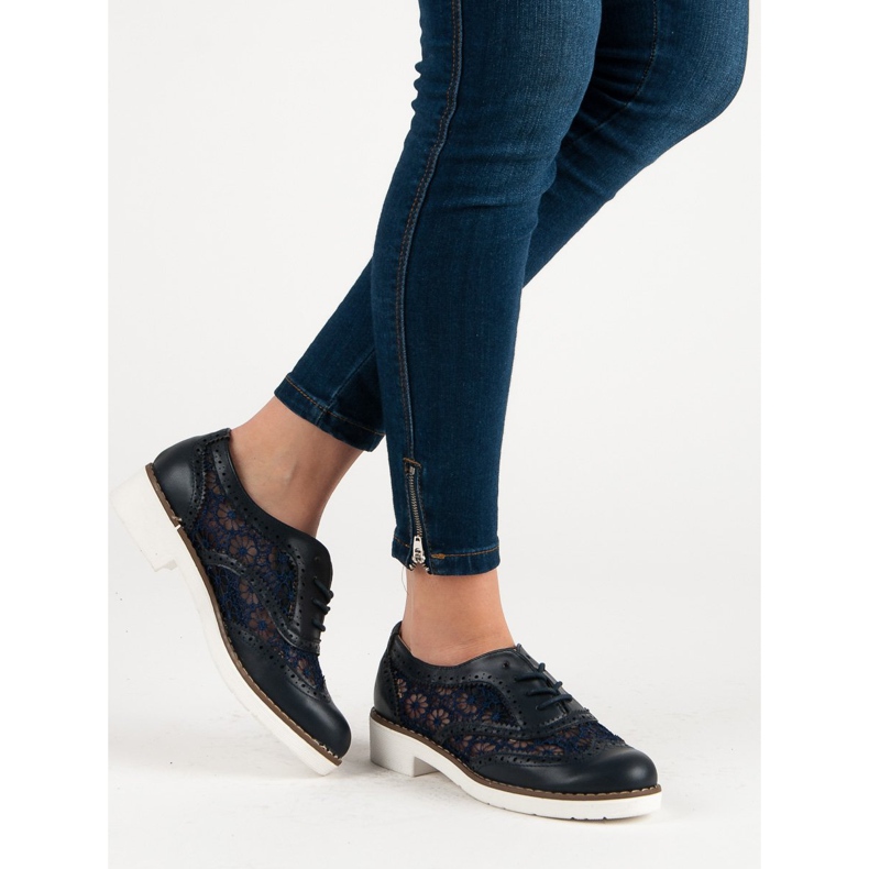 Fama Chaussures à lacets bleu 2 Fama Chaussures à lacets bleu 2