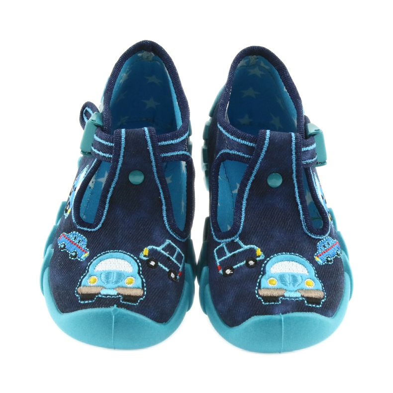 Befado pantoufles chaussures pour enfants 110P342 bleu bleu marin 2 Befado pantoufles chaussures pour enfants 110P342 bleu bleu marin 2