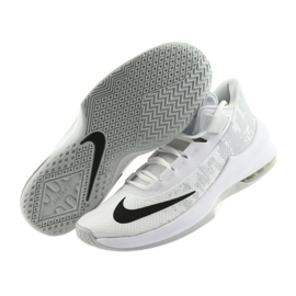 Chaussure de basket Nike Air Max Infuriate 2 blanche blanche 3