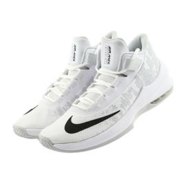 Chaussure de basket Nike Air Max Infuriate 2 blanche blanche 2