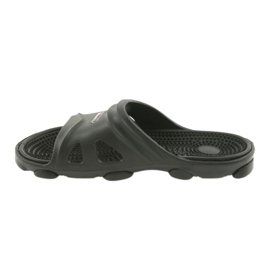 Chaussons de piscine noirs pour hommes American Club 2