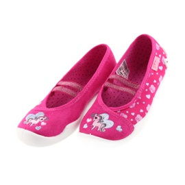 Befado chaussures pour enfants ballerines chaussons 116X237 rose 3
