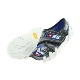 Befado chaussures enfants pantoufles 273X251 noir bleu gris rouge 5