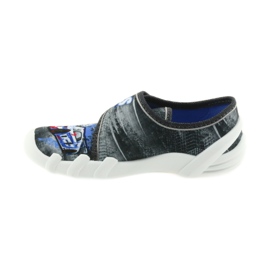 Befado chaussures enfants pantoufles 273X251 noir bleu gris rouge 2