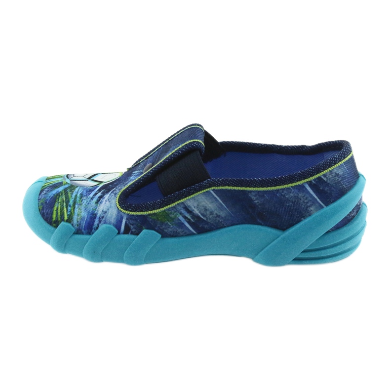 Chaussons chaussures enfant Befado 290X180 bleu vert bleu marine 2