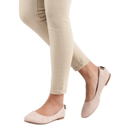 Ballerines confortables Vinceza rose 2