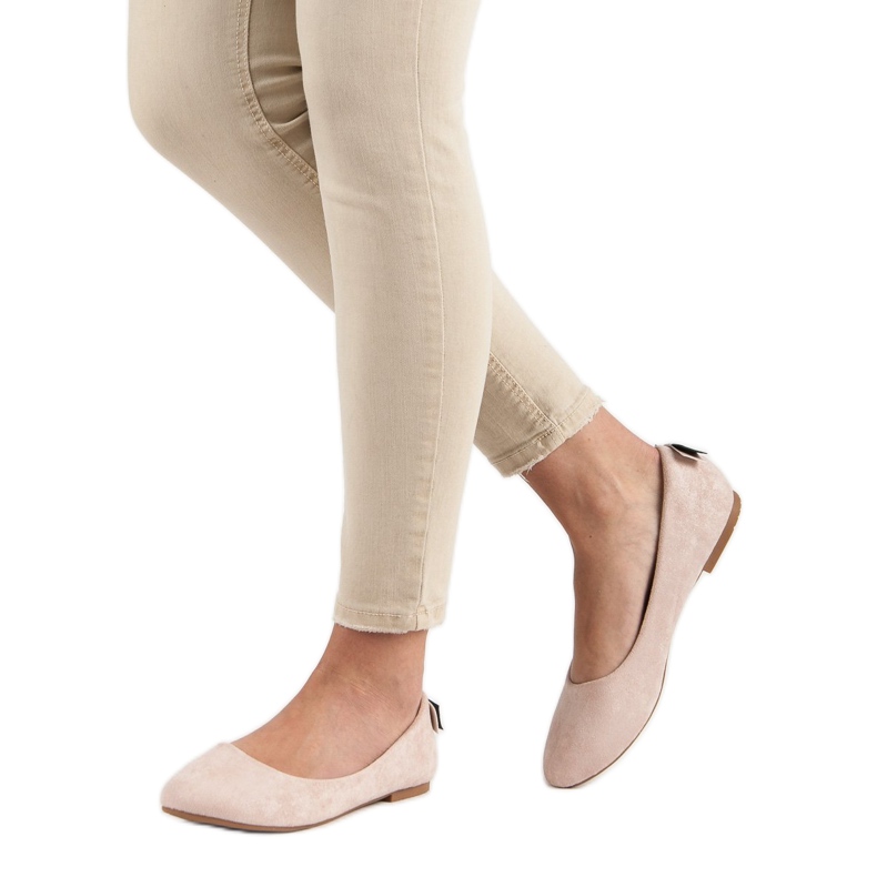 Ballerines confortables Vinceza rose 2