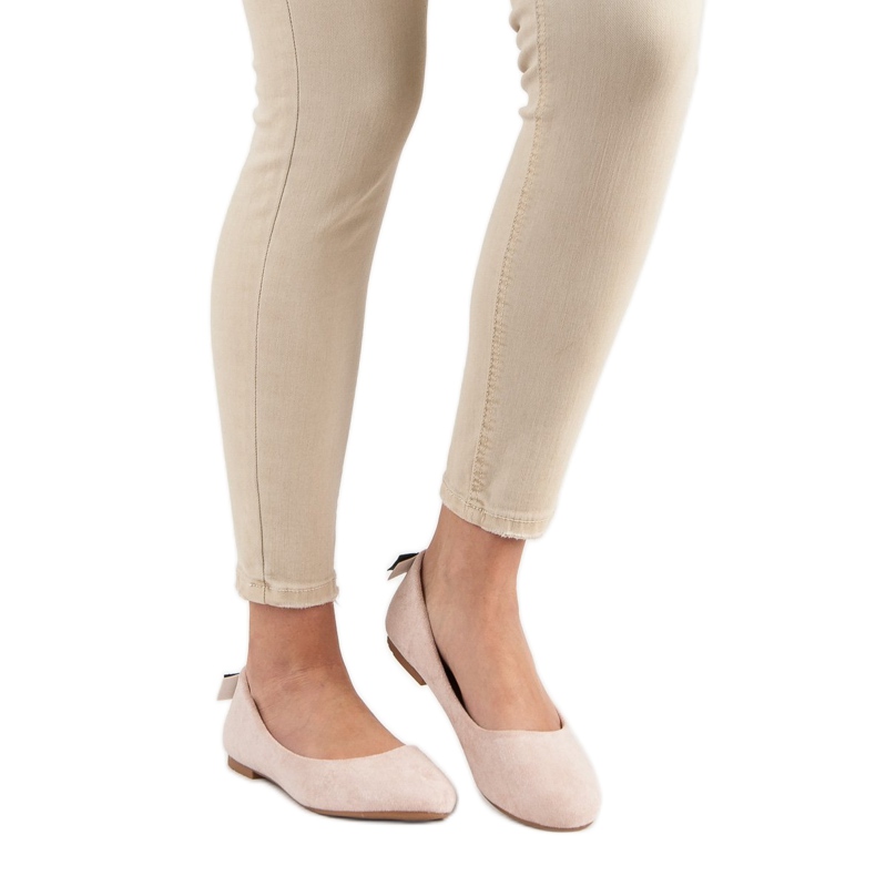 Ballerines confortables Vinceza rose 1