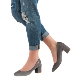 Escarpins classiques VINCEZA gris 2 Escarpins classiques VINCEZA gris 2