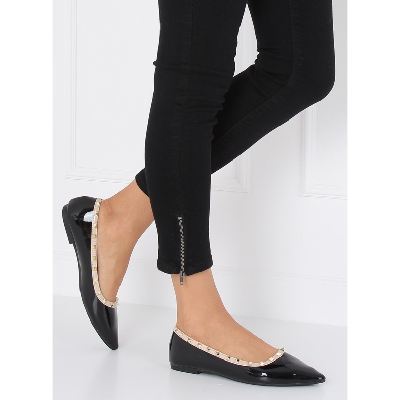 Ballerines noires 127-16 Noir le noir 2