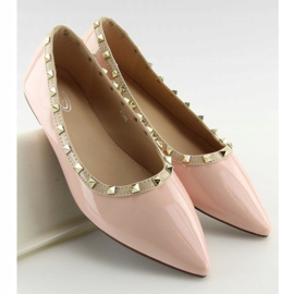 Ballerines à clous roses 127-16 Rose 1
