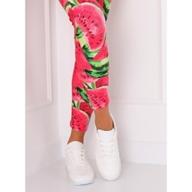 Blanc LR88082 Chaussures de sport blanches 1