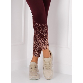 LR88082 Chaussures de sport beiges beiges 2