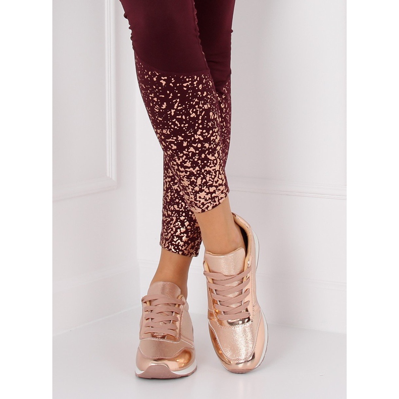 Rose LR88082 Chaussures de sport champagne 1
