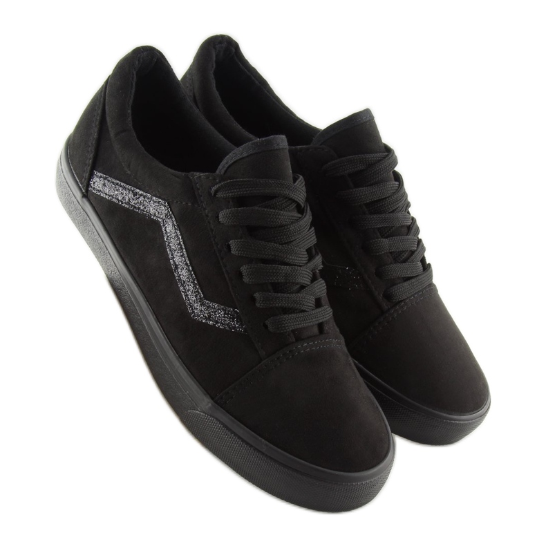 Baskets Vans noires B318-10 All Black le noir 2 Baskets Vans noires B318-10 All Black le noir 2