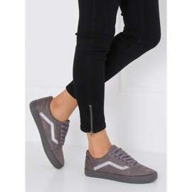 Baskets Vans grises B318-10 Gris foncé 2