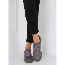 Baskets Vans grises B318-10 Gris foncé 1