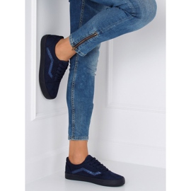 Baskets Vans bleu marine B318-10 Bleu foncé 1