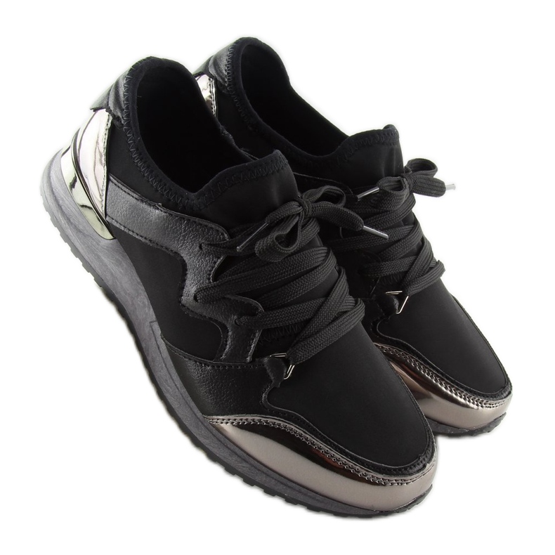 Chaussures de sport noires 6241 Noir le noir 1
