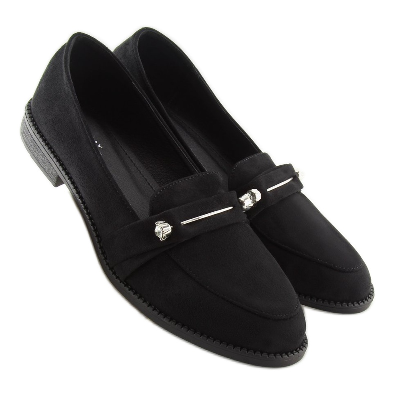 Mocassins femme noirs 3117 Noir 1