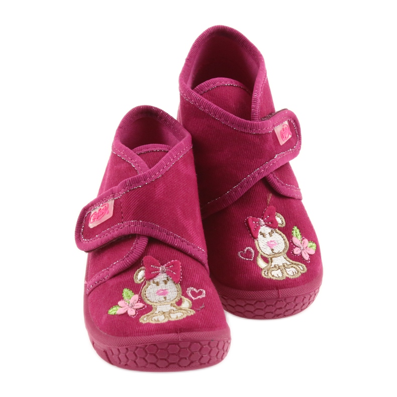 Chaussons chaussures enfant Befado rose 529P026 5