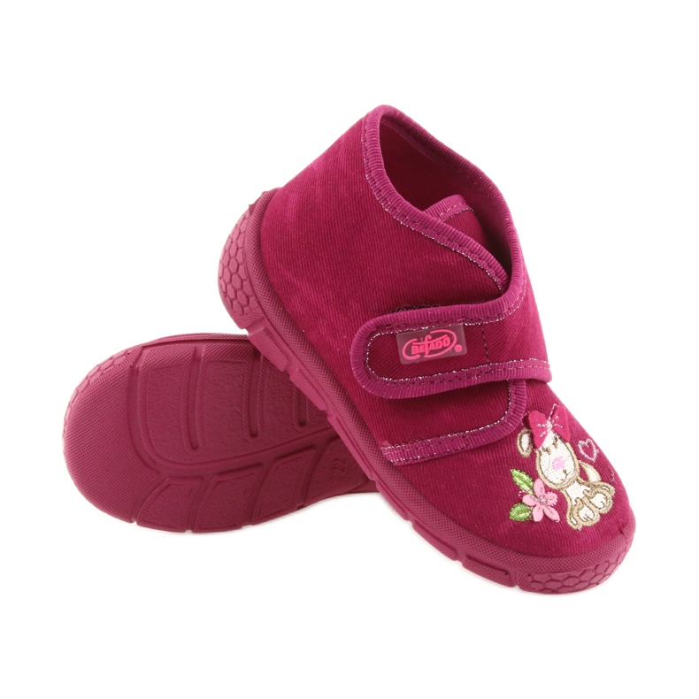 Chaussons chaussures enfant Befado rose 529P026 3