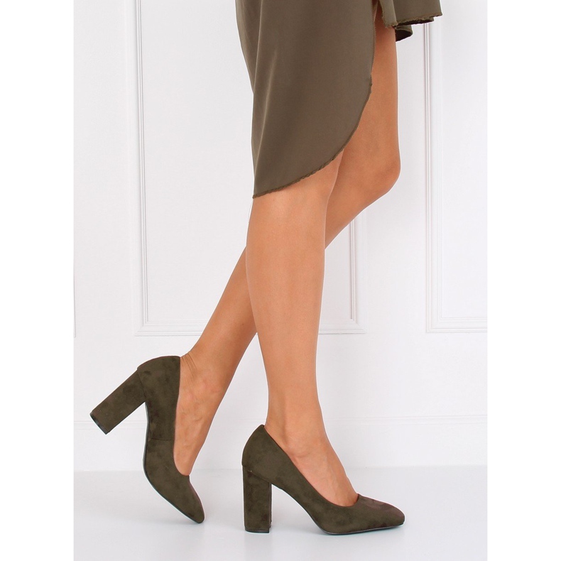 Escarpins sur le poteau vert 2242 Deep Green 1