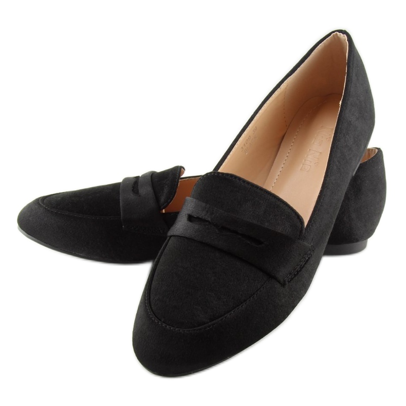 Mocassins femme noirs 3109 Noir 1