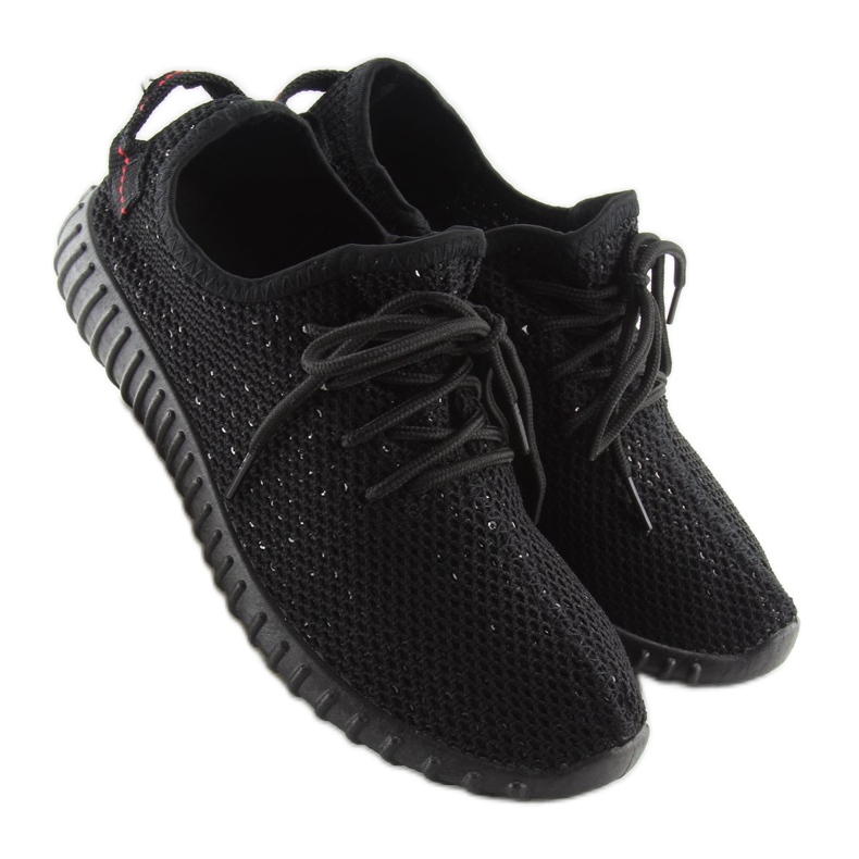 BY-049 Chaussures de sport noires noires 1