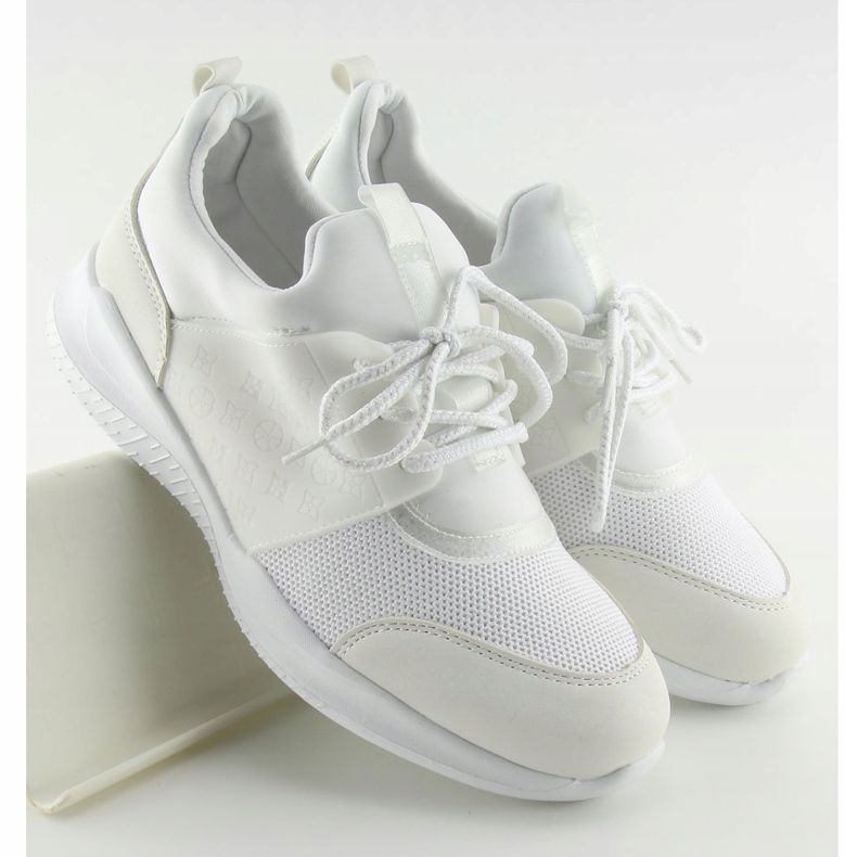 Blanc ultra léger BY-069 Chaussures de sport blanches 2