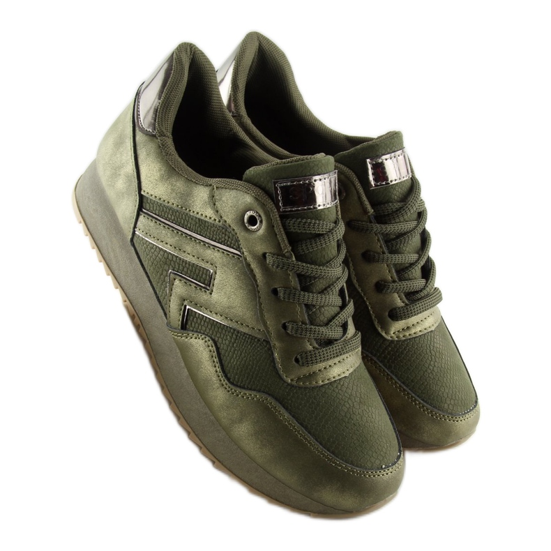 Chaussures de sport vertes KB-091 Army Green 1
